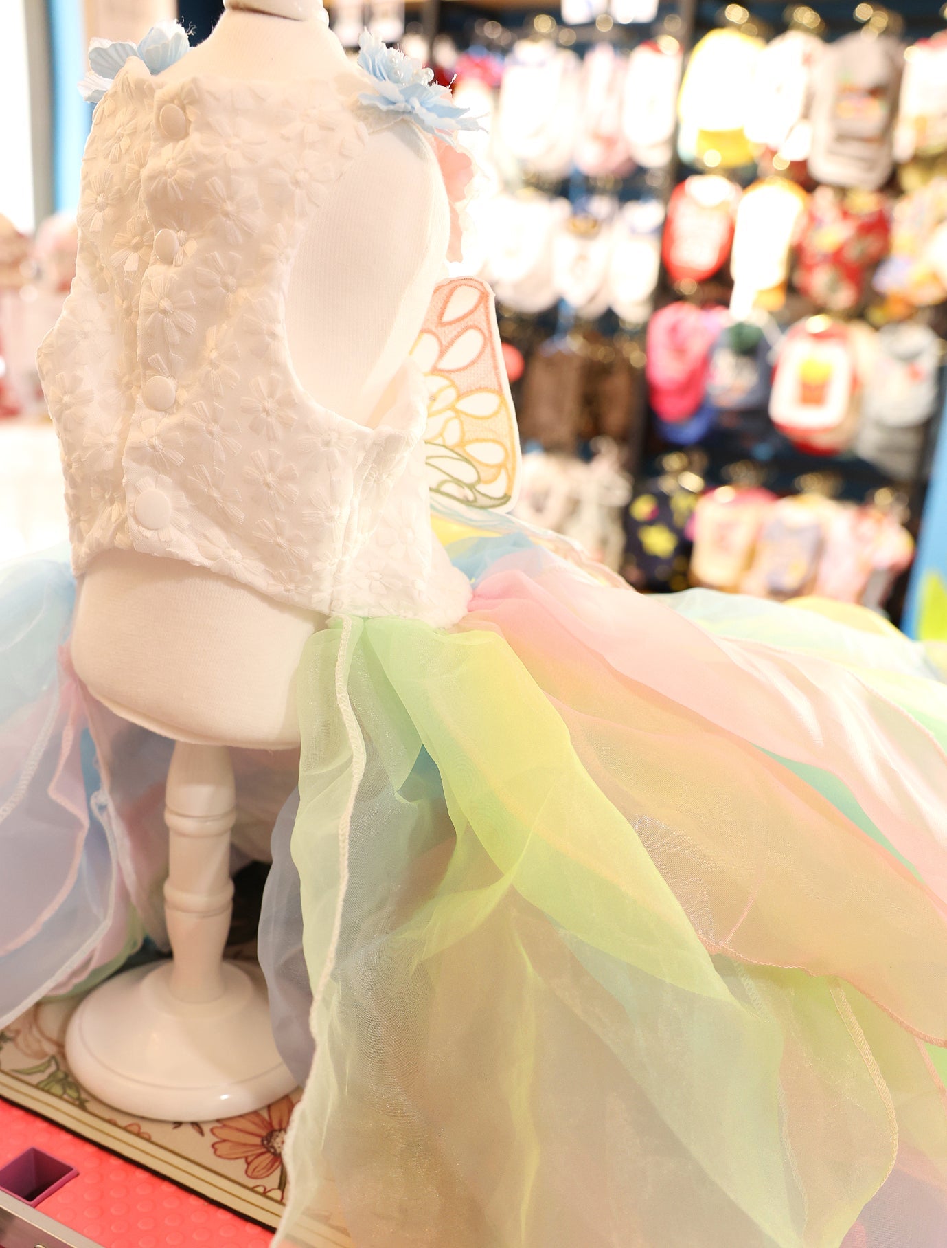 Pastel Butterfly Fairy Princess Gown | Luxury Dog Clothing | Stella & Bone - Stella & Bone