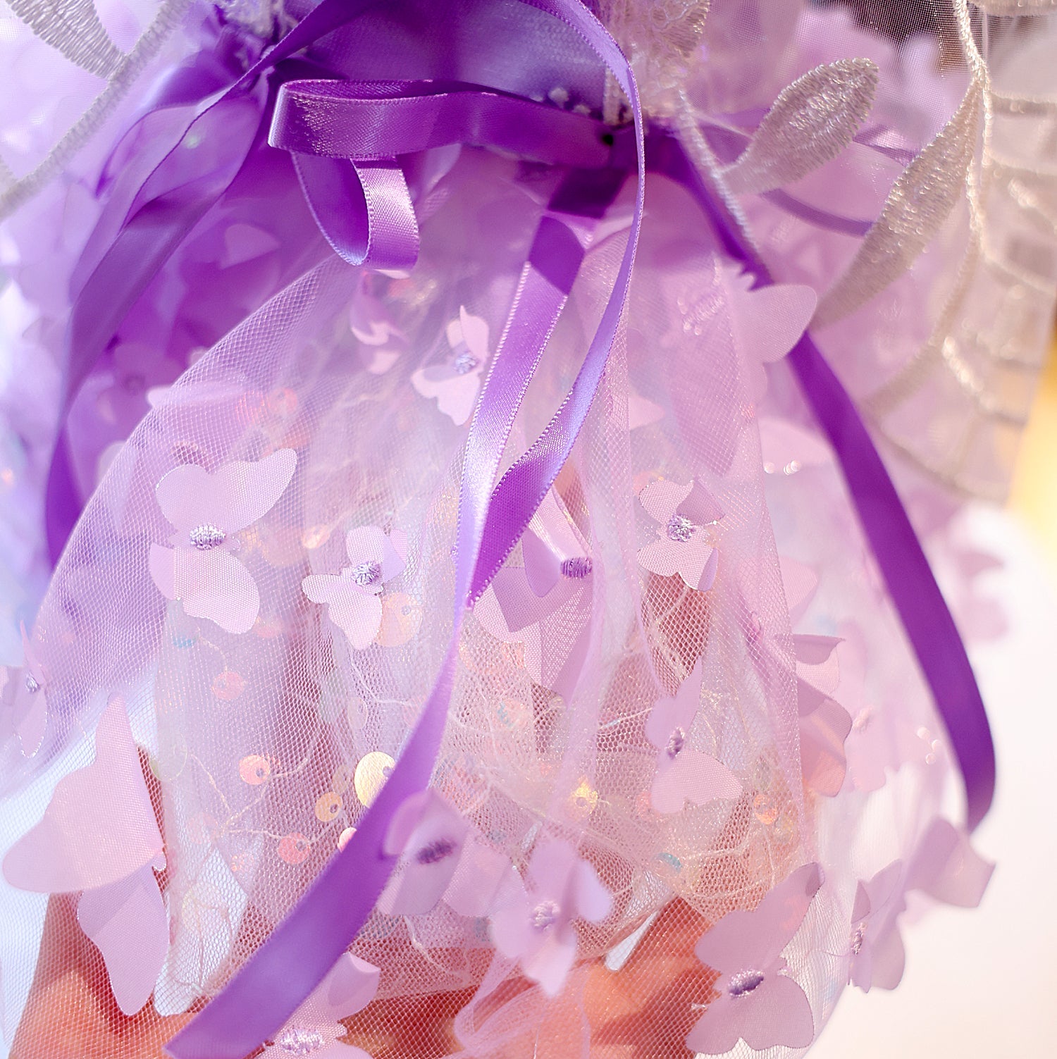 Winged Tulle Dog Dress | Wings & Tulle | Blue & Purple | Stella & Bone -