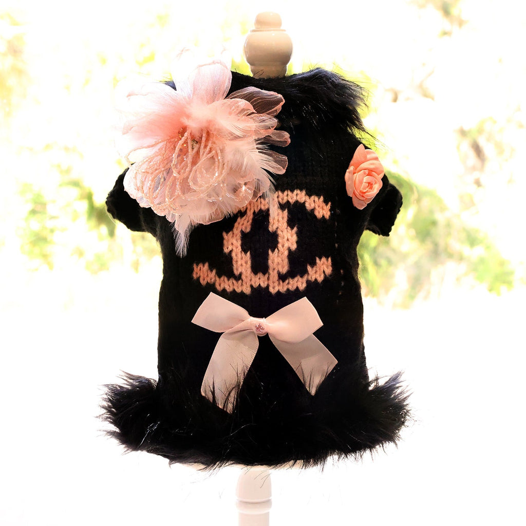 Bow & Knit Dog Sweater Dress | Stella & Bone