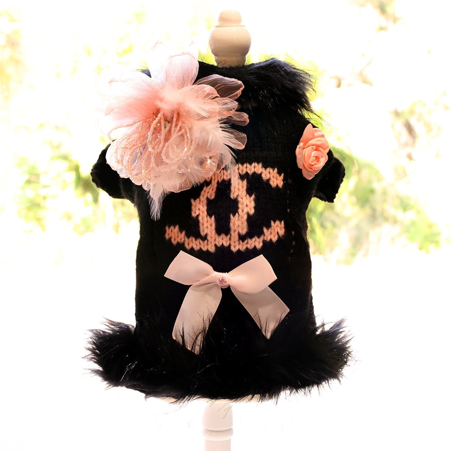 Bow & Knit Dog Sweater Dress | Stella & Bone