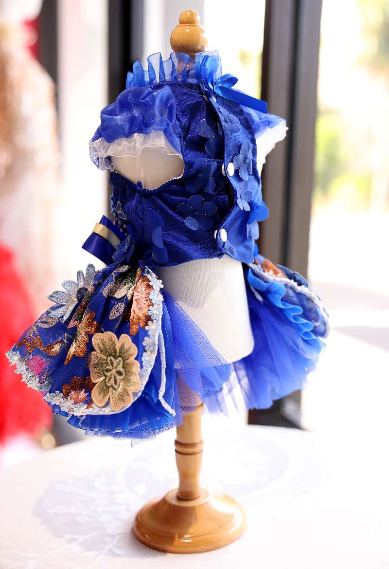 Royal Blue Blossom Dress | Dogs & Cats | Stella & Bone - Stella & Bone