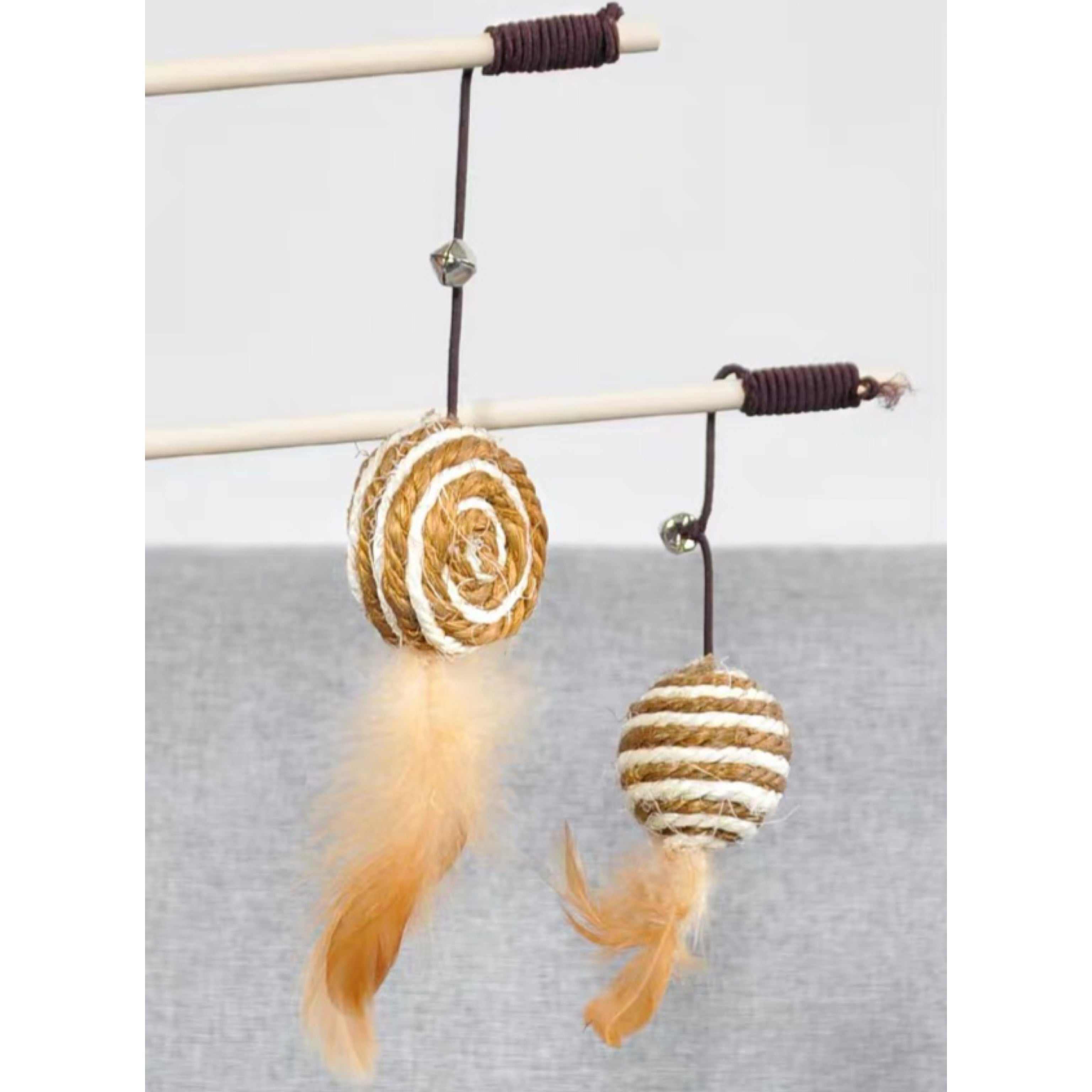 Luxury Cat Toy Set | Interactive Mice & Wand Toys | Whole Box | Stella & Bone - Stella & Bone