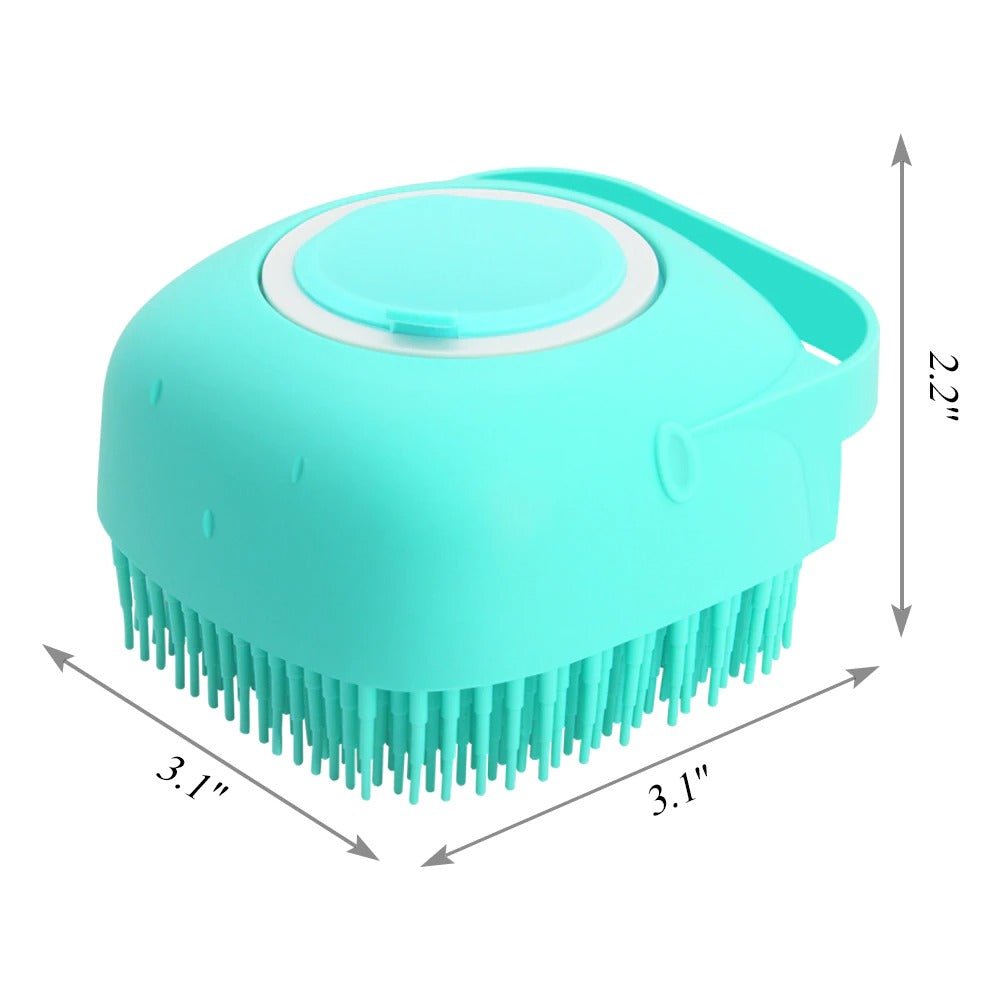 Pet Shampoo Brush & Massager | Soft Silicone | Dogs & Cats | Stella & Bone - Stella & Bone