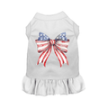 Star - Spangled Bow Couture Dog Dress | Patriotic Pet Style | Stella & Bone - Stella & Bone