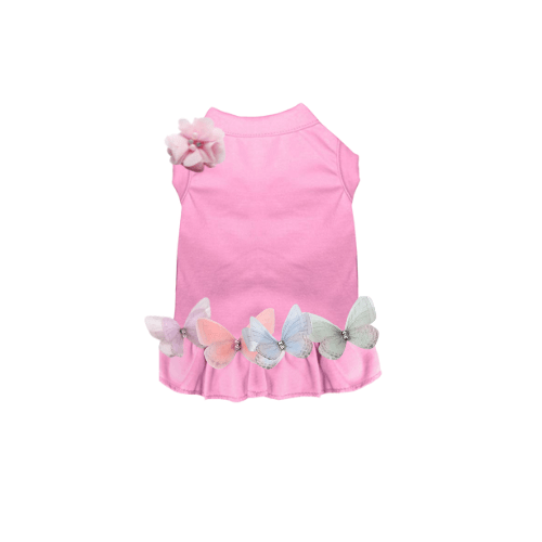 Butterfly Dream Dog Dress in pink | Stella & Bone