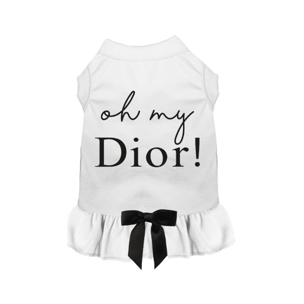 Oh My Couture Dog Dress | Ruffle & Satin Bow | Stella & Bone - Stella & Bone