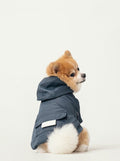 Blue Urban Rain Coat | Water - Repellant Dog Coat | Blue | Stella & Bone