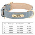 Personalized Dog Collar | Custom Engraved PU Leather | 4 Designs & 5 Sizes | Stella & Bone - Stella & Bone