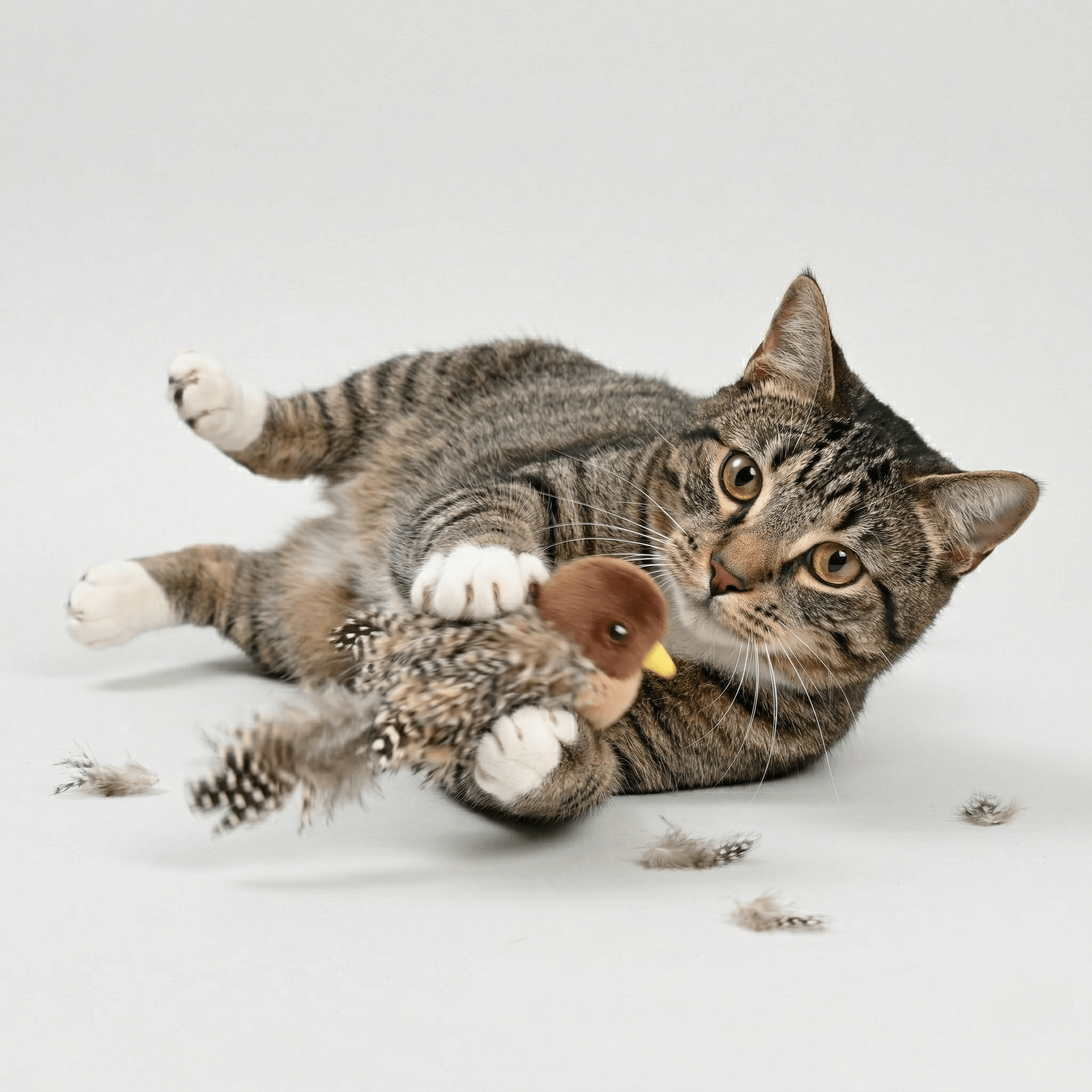 Wing & Chirp Electric Cat Toy | Motion & Chirping Sound | Stella & Bone