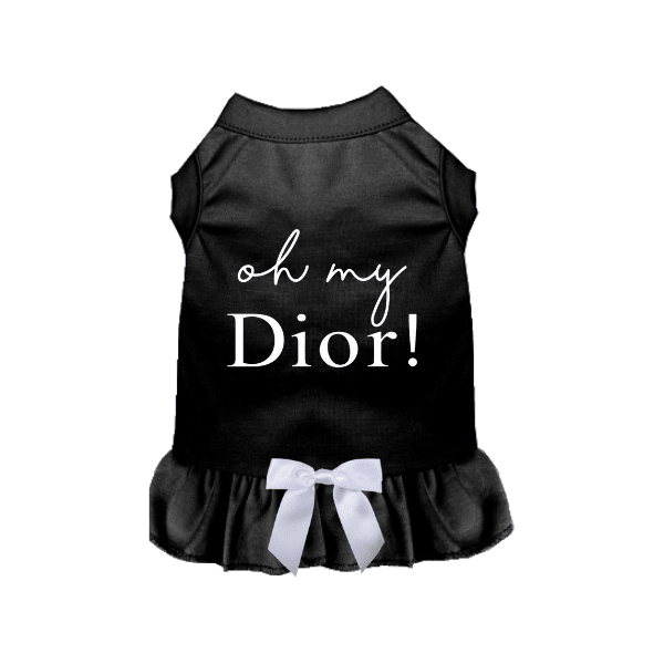Oh My Couture Dog Dress | Ruffle & Satin Bow | Stella & Bone - Stella & Bone