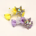 Rhinestone Star Bow Hair Clip | Pet Hair Accessory | Stella & Bone - Stella & Bone