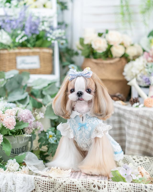 Romantic Lace Dog Dress | Elegant & Romantic | XS–XL | Stella & Bone