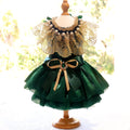 Green Velvet Emerald Pearl Dress | Dogs & Cats | Stella & Bone - Stella & Bone