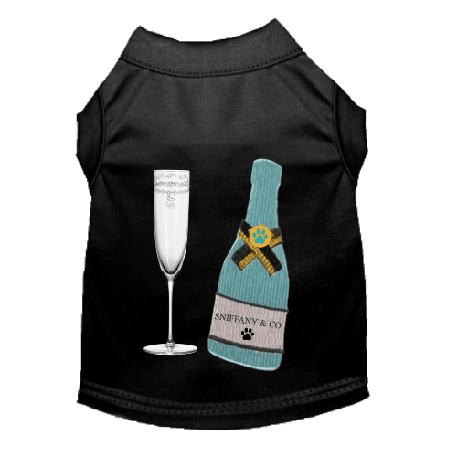 Champagne Toast Dog Top | Celebration Couture | Stella & Bone
