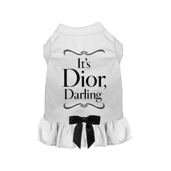 Darling Couture Ruffle Dog Dress| White | Stella & Bone