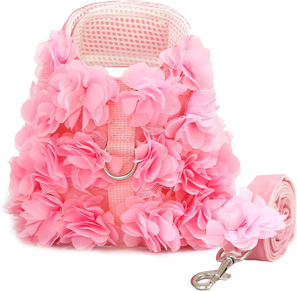 3D Floral Harness & Leash Set | Luxury Dog & Cat Accessories | Stella & Bone - Stella & Bone