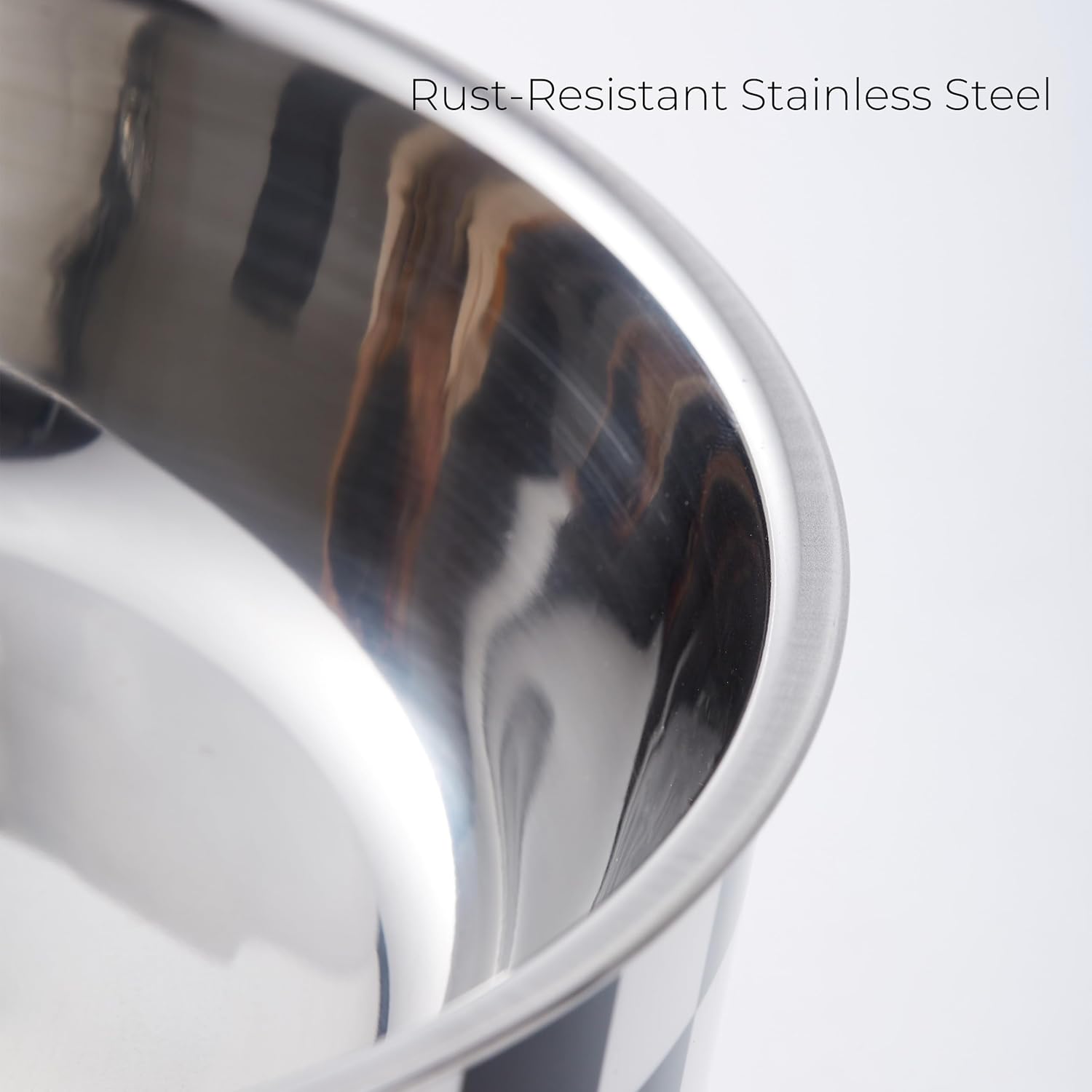 Elevated Pet Bowl with Legs | Checkered Stainless Steel | Stella & Bone - Stella & Bone