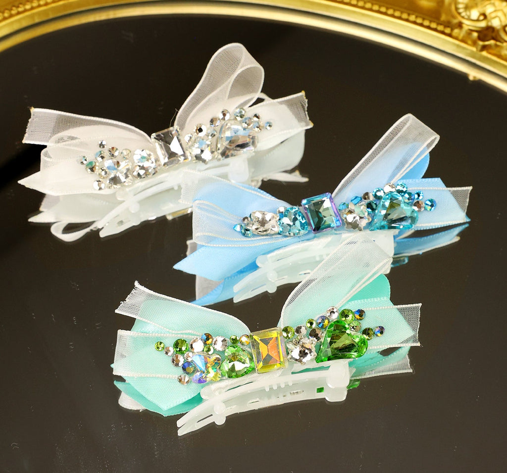 Glam Crystal Hair Clip | Sparkle Headwear | Dogs & Cats | Stella & Bone -
