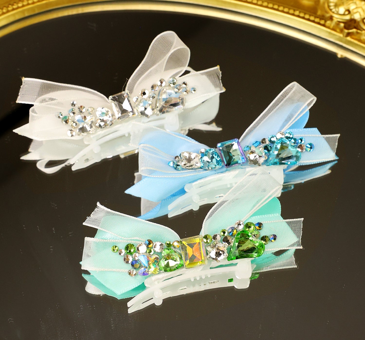 Glam Crystal Hair Clip | Sparkle Headwear | Dogs & Cats | Stella & Bone -
