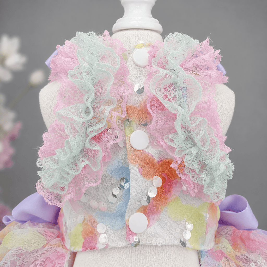 Arc-en-Ciel | Rainbow Sequin Tutu Dress | Dogs & Cats | Stella & Bone