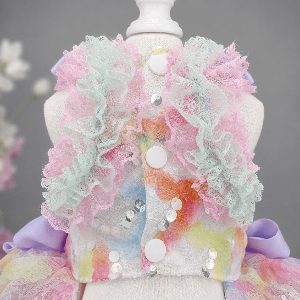 Arc-en-Ciel | Rainbow Sequin Tutu Dress | Dogs & Cats | Stella & Bone