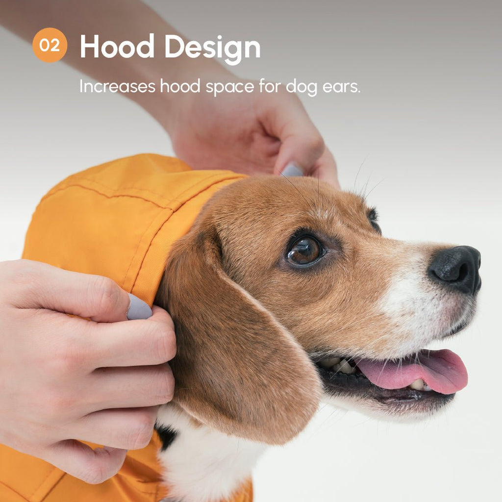 Blue Urban Rain Coat | Water - Repellant Dog Coat | Blue | Stella & Bone