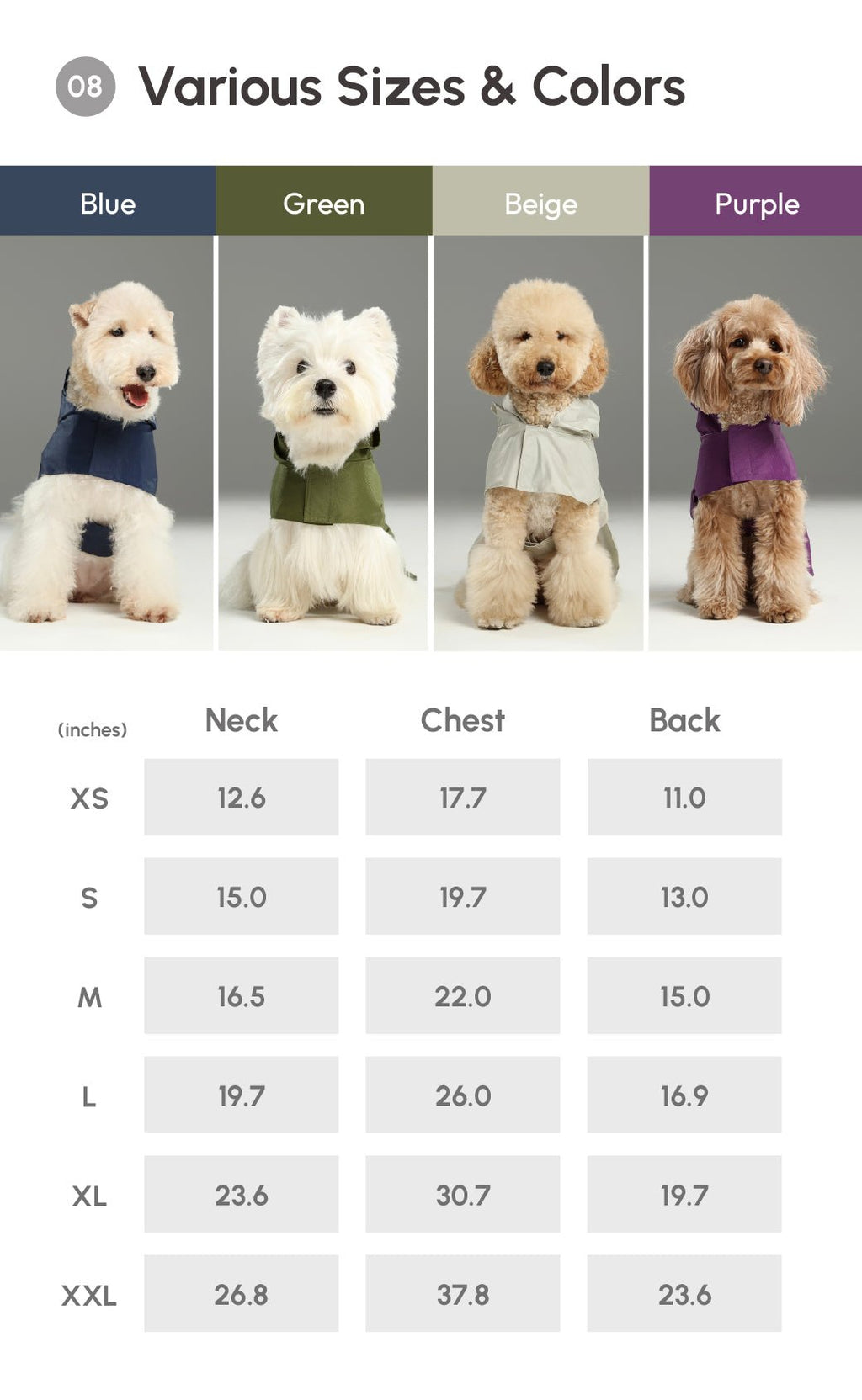 Minimalist Rain Jacket for Dogs & Cats | Beige | Dogs & Cats | Stella & Bone