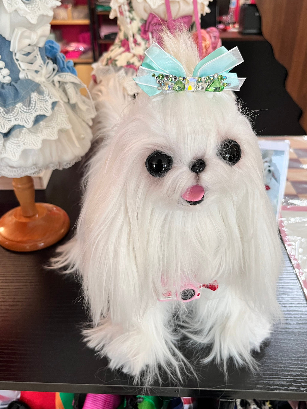 Glam Crystal Hair Clip | Sparkle Headwear | Dogs & Cats | Stella & Bone