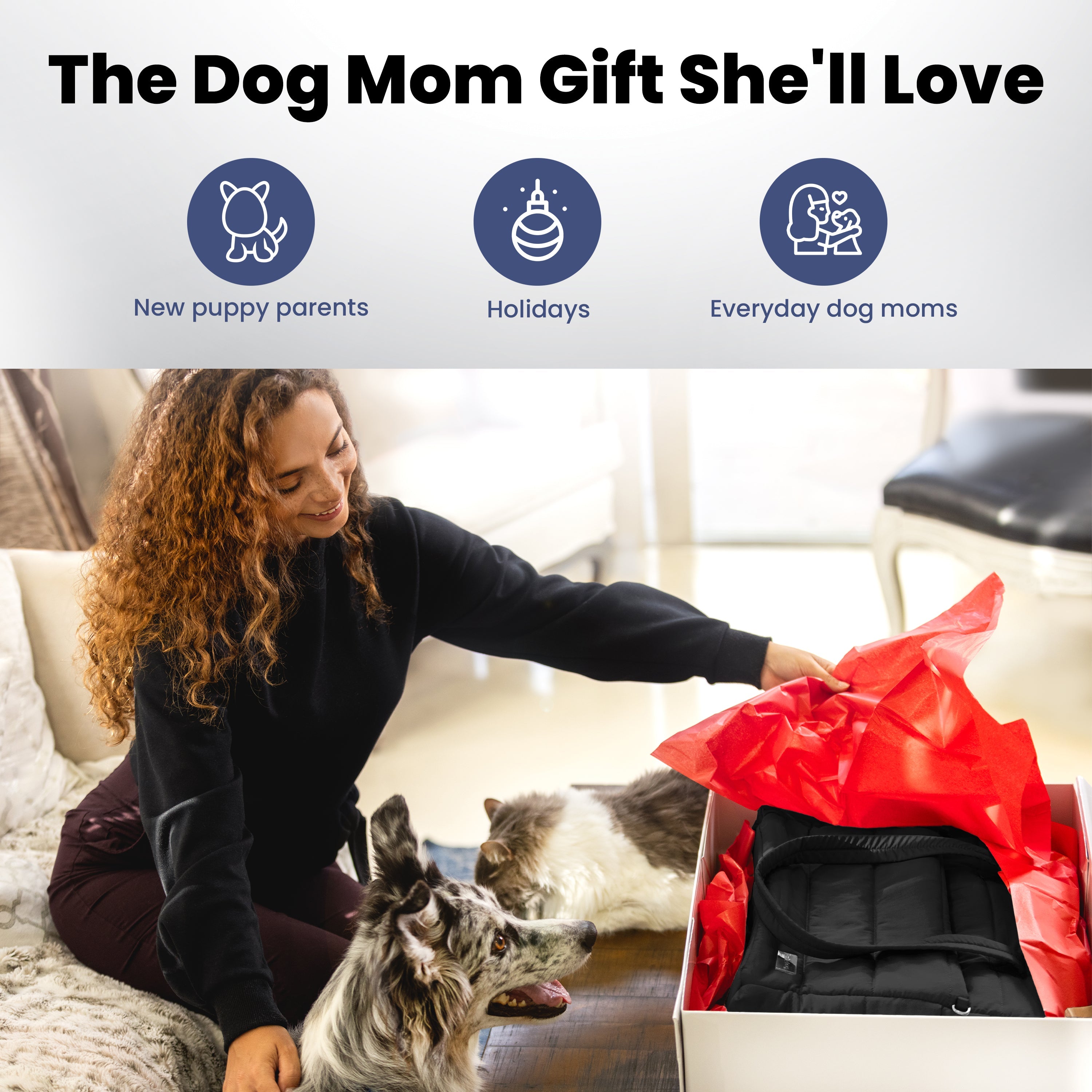 Dog Travel Tote Bag for Dog Moms | Quilted Tote with Dog Bowls & Pockets | Stella & Bone - Stella & Bone