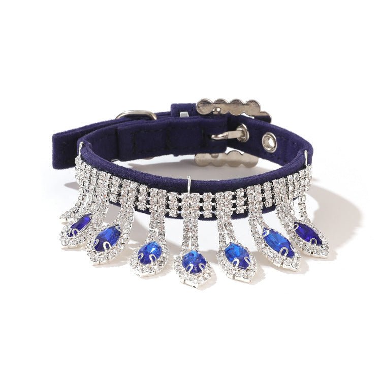 Crystal Chandelier Gemstone Collar | Jewelry | Dogs & Cats | Stella & Bone - Stella & Bone