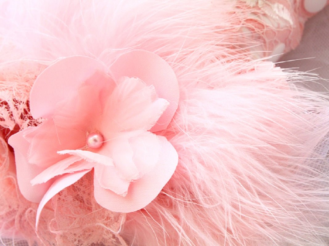 Pink Swan Feather Tutu Dress | Luxury Dog Clothing | Stella & Bone - Stella & Bone