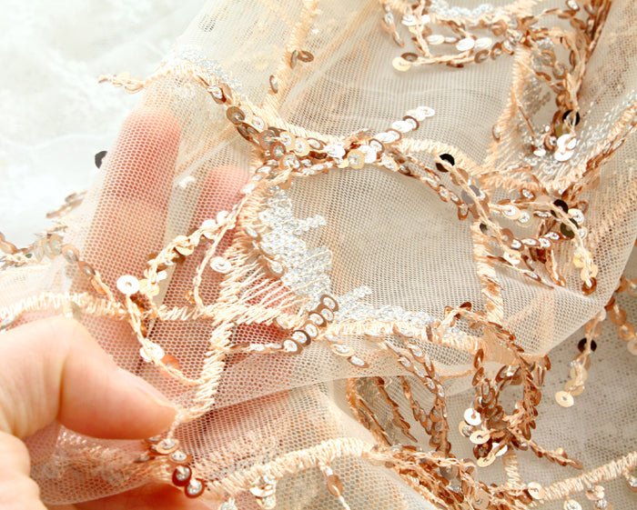 Gold Sequin Couture Evening Gown | Luxury Dog Clothing | Stella & Bone - Stella & Bone