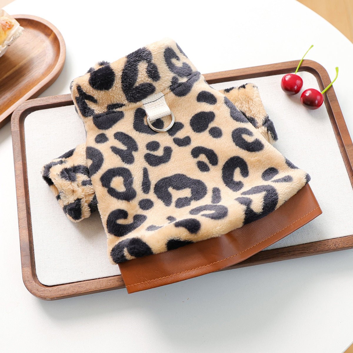 Leopard Plush Dog Jacket | Cozy & Chic | Stella & Bone - Stella & Bone