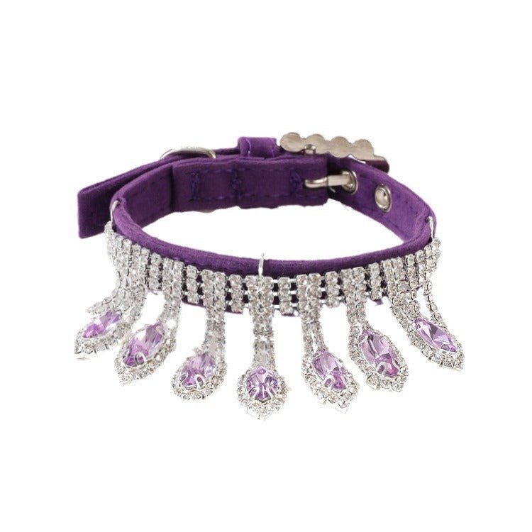 Crystal Chandelier Gemstone Collar | Jewelry | Dogs & Cats | Stella & Bone - Stella & Bone