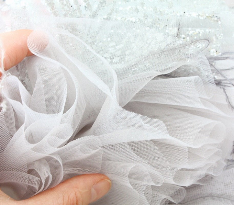 Sequin & Feather Glam Princess Dress | Luxury Dog Clothing | Stella & Bone - Stella & Bone