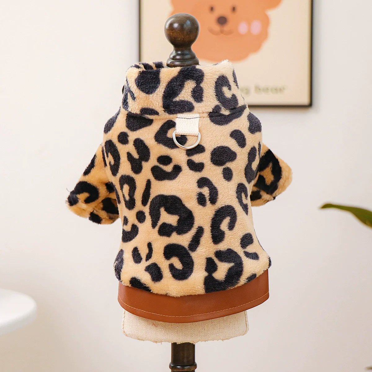 Leopard Plush Dog Jacket | Cozy & Chic | Stella & Bone - Stella & Bone
