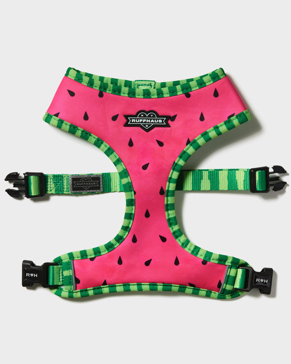 What-A-Melon Reversible Harness | Two - Print Watermelon Dog Harness | Stella & Bone - Stella & Bone