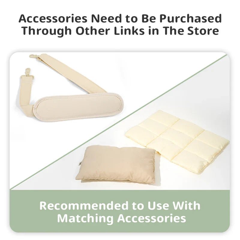 Hands-free pet sling carrier in breathable cotton for cats and dogs | Stella & Bone - Stella & Bone