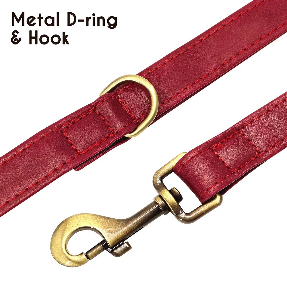 Personalized Dog Collar | Custom Engraved PU Leather | 4 Designs & 5 Sizes | Stella & Bone - Stella & Bone