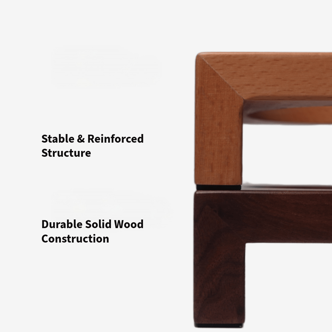 Solid Wood Pet Bowl Stand | Elevated Dining | Stella & Bone - Stella & Bone