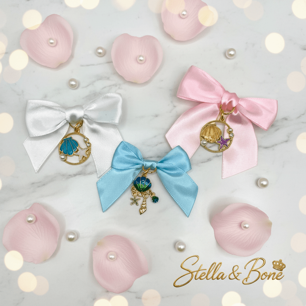 Sea Breeze Satin Dog Hair Accessories | Coastal Couture | Stella & Bone