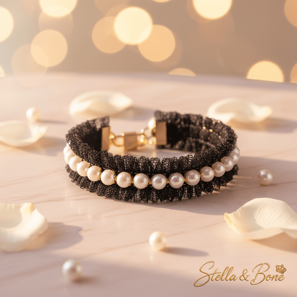 The Pearl Collection Dog Gift Set | Charm Necklace | Stella & Bone