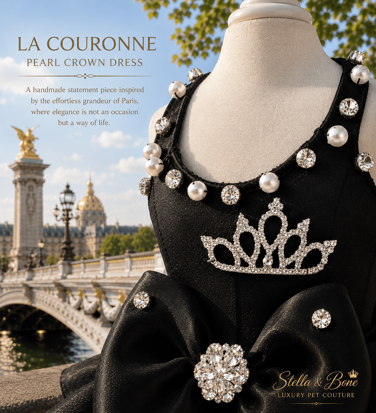 La Couronne | Pearl Crown Dress | Dogs & Cats | Stella & Bone