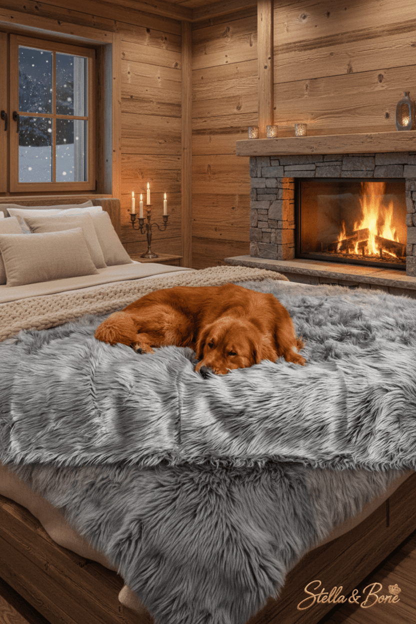 The Sanctuary Throw | Charcoal | Waterproof Pet Blanket | Stella & Bone