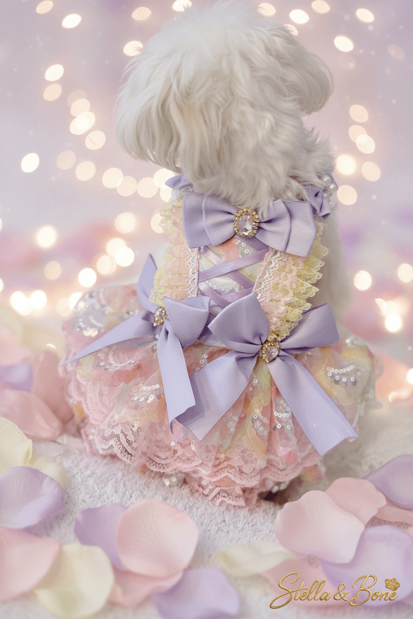 Arc-en-Ciel | Rainbow Sequin Tutu Dress | Dogs & Cats | Stella & Bone