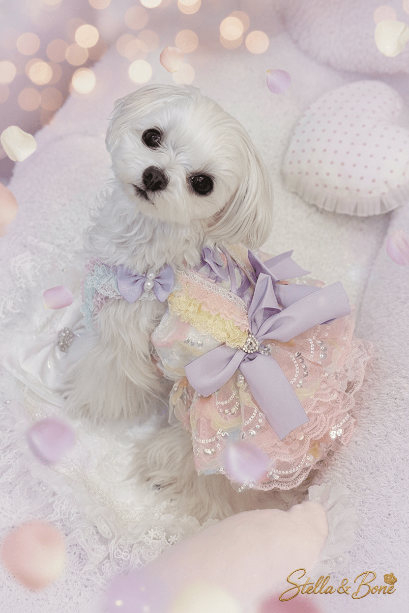 Arc-en-Ciel | Rainbow Sequin Tutu Dress | Dogs & Cats | Stella & Bone