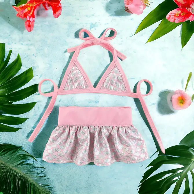 Mermaid Dog Bikini Set | Starfish Charm & Split Design | Stella & Bone - Stella & Bone