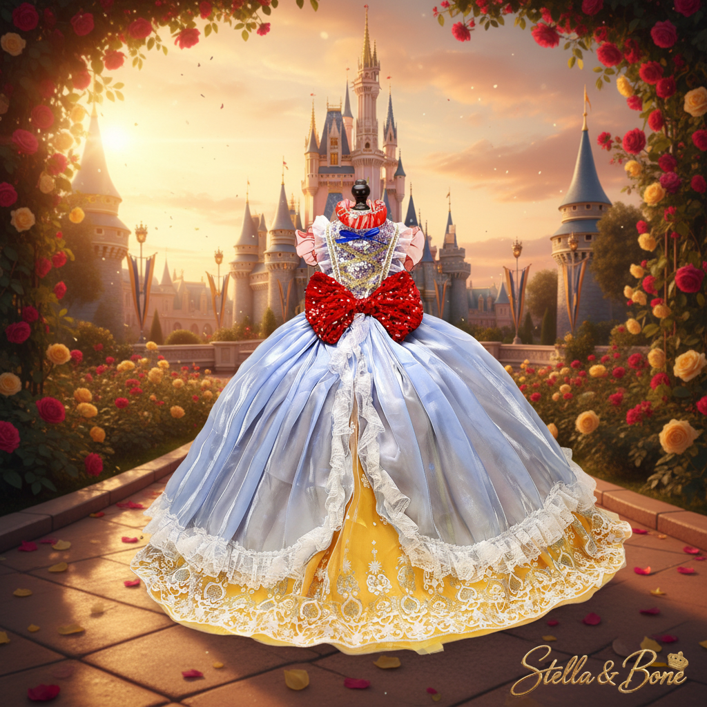 La Princesse Neige | Snow White Inspired Dog Ball Gown | Stella & Bone