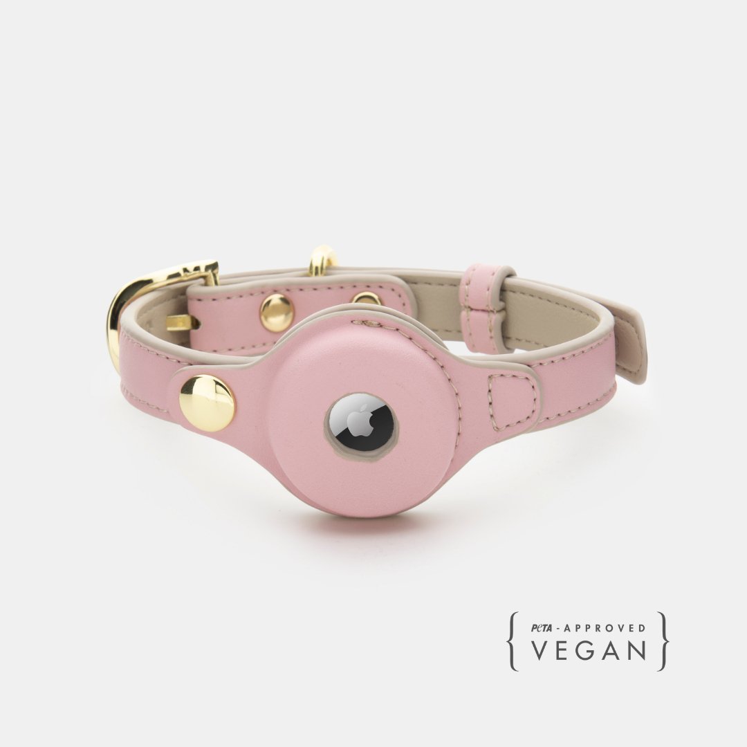 AirTag-Enabled Dog Collar | Vegan Leather | 3 Colors & 4 Sizes | Stella & Bone - Stella & Bone