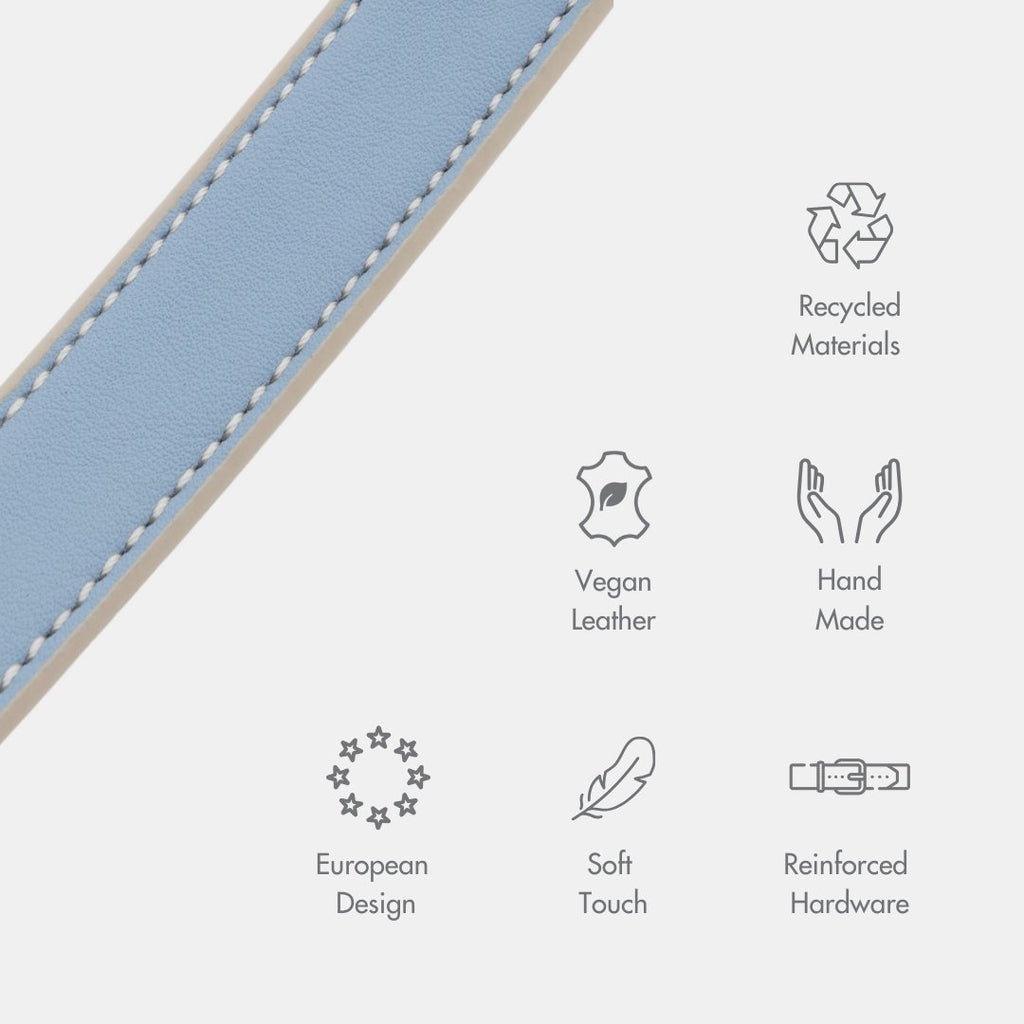AirTag-Enabled Dog Collar | Vegan Leather | 3 Colors & 4 Sizes | Stella & Bone - Stella & Bone
